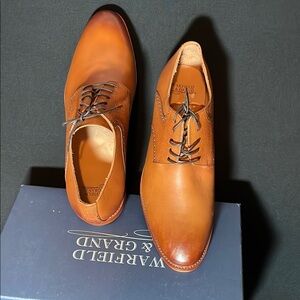 Warfield & Grand Brown Oxfords Premium Leather Classic Design